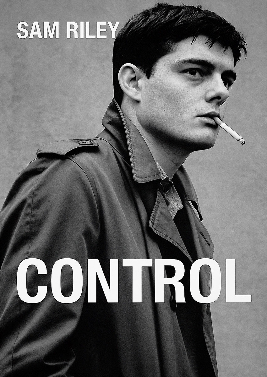 Control Film Sam Riley Canvas Print & Poster Wall Art - AI PRINT LAB